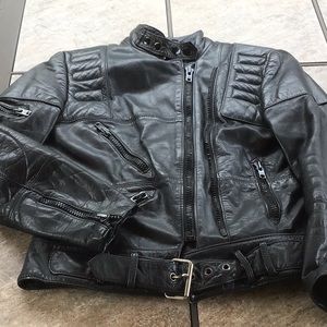 Harley Davidson Hein Gericke black leather jacket